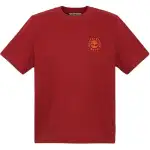 Timberland T Shirts Unisex Red Crew Neck Moderate