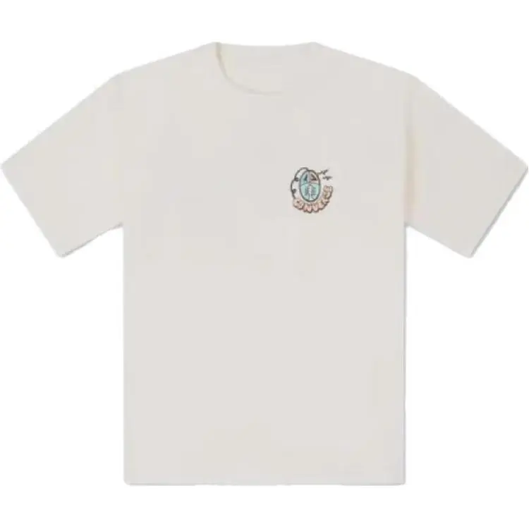 Converse T-Shirts Men's White Crew Neck Moderate