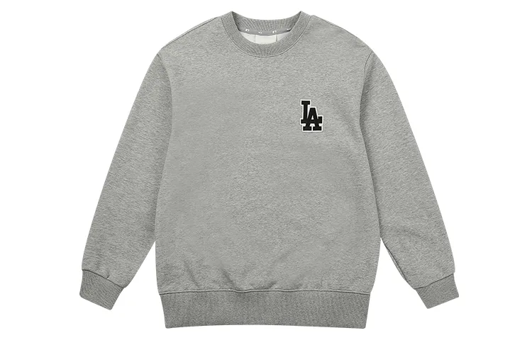 MLB Sweatshirts Unisex Gray Crew Neck Moderate