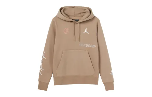 Jordan X CLOT Sweatshirts Men's Canteen Brown Hooded Moderate Other