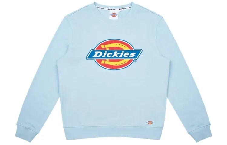 Dickies Sweatshirts Men's Sky Blue Crew Neck Moderate Regular