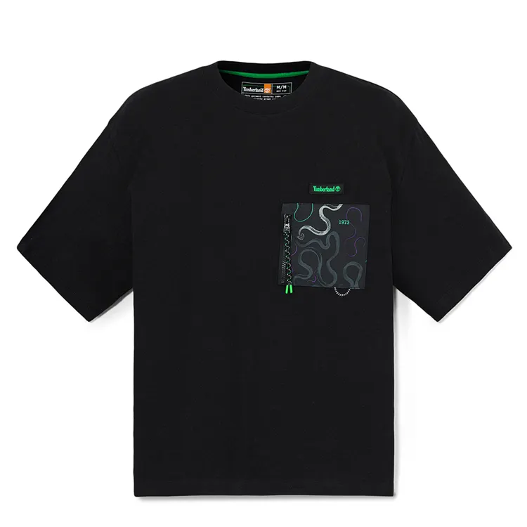 Timberland T Shirts Men's Black 001 Crew Neck
