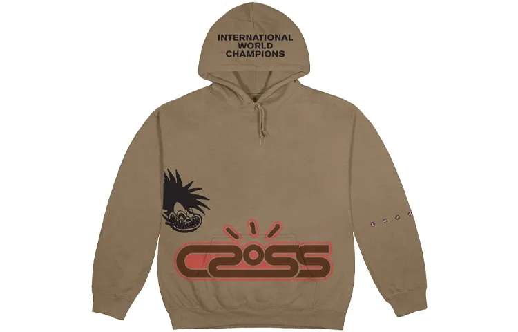 Travis Scott Sweatshirt Unisex Light Brown