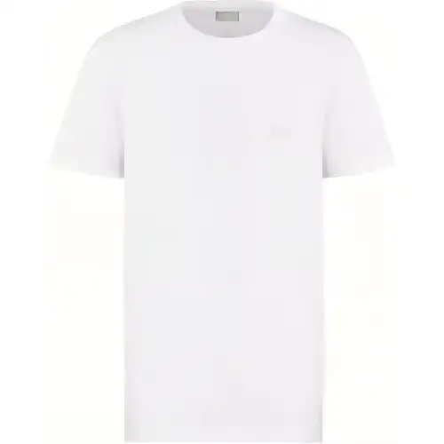 DIOR Logo Embroidered Crewneck T Shirt