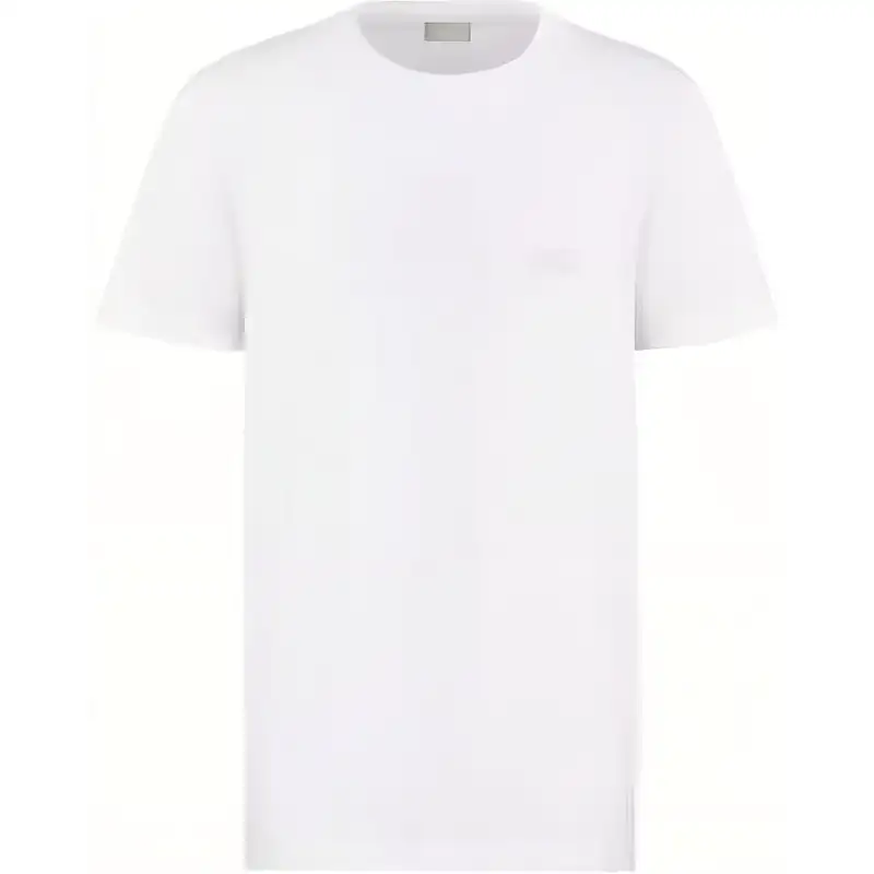 DIOR Logo Embroidered Crewneck T Shirt