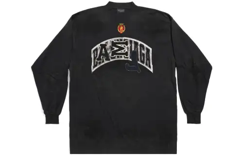 Balenciaga Sweatshirt Loose Fit Unisex Black