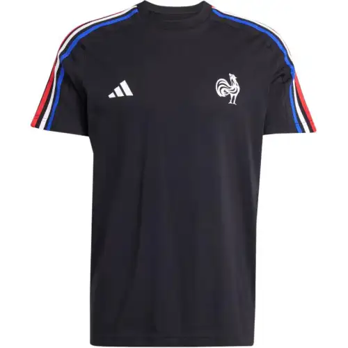 Adidas France Essentials 3 Stripes T Shirt