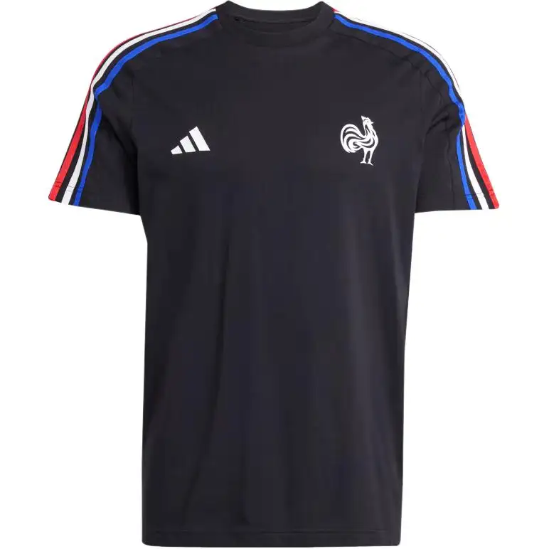 Adidas France Essentials 3 Stripes T Shirt
