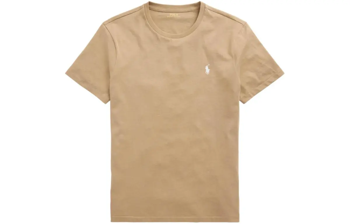 Polo Ralph Lauren Logo Embroidered Crewneck T Shirt