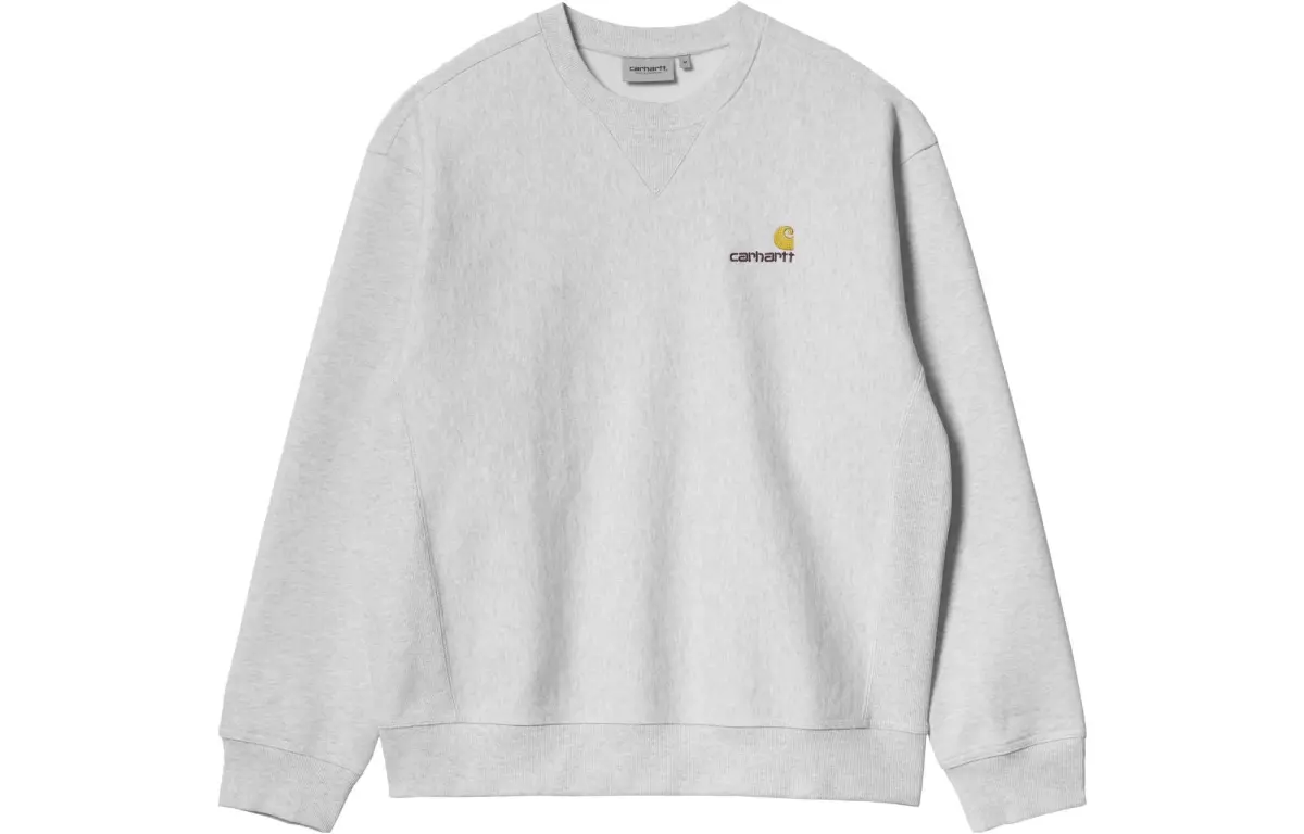 Carhartt WIP American Script Logo embroidered Sweatshirt