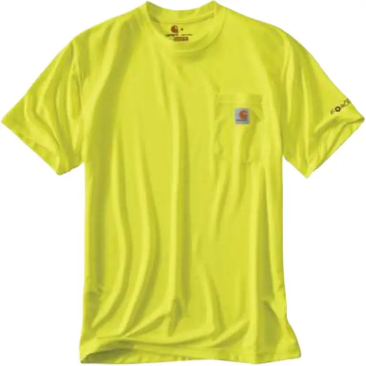 Carhartt T Shirt Men's Bright Yellow Green