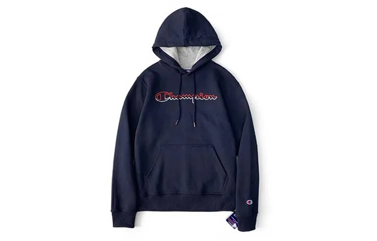 Champion Sweatshirt US Version Unisex Navy Blue