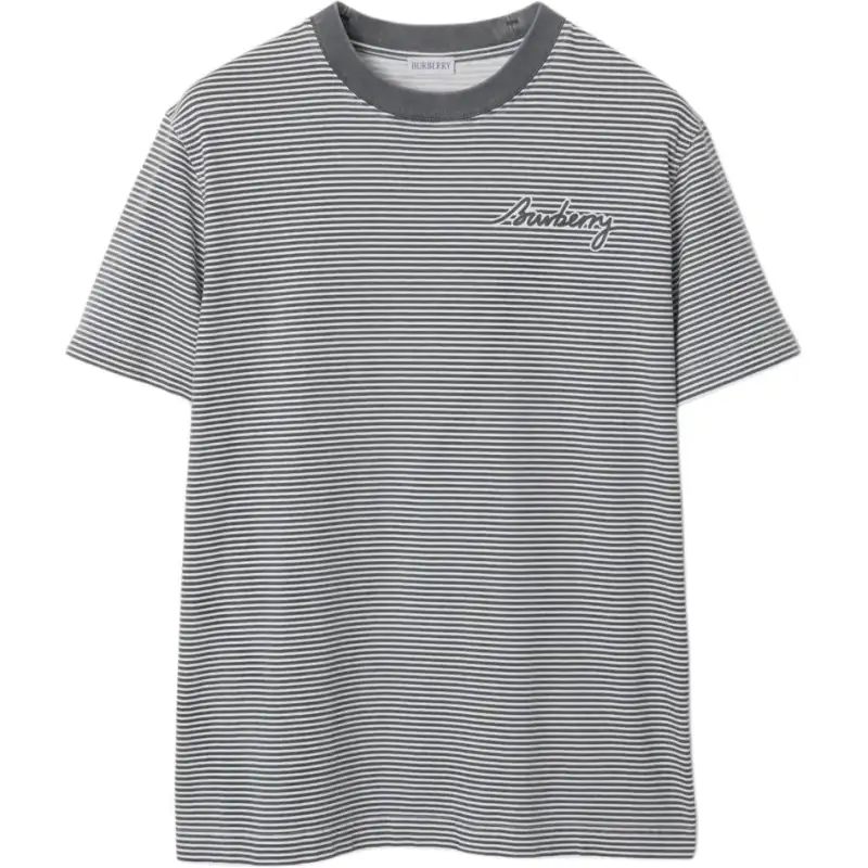 Burberry striped cotton T-shirt