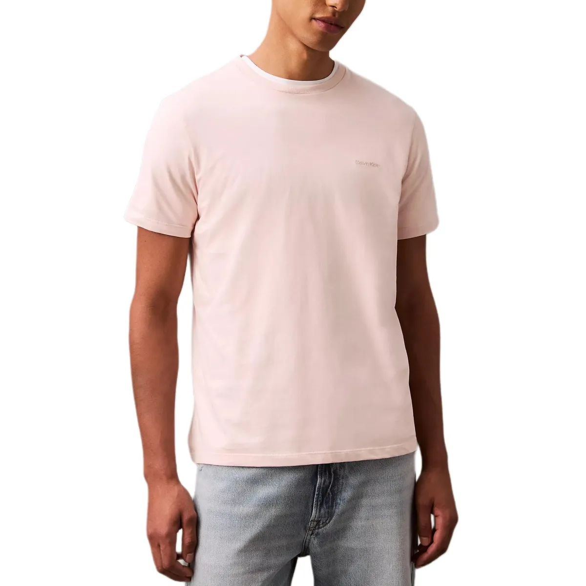 CALVIN KLEIN T Shirt Men's Light Pink