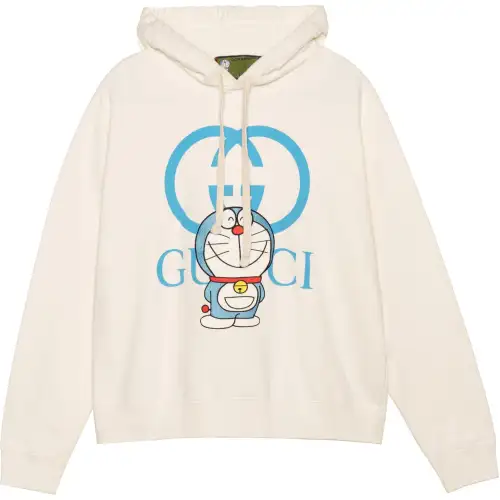 GUCCI Sweatshirts Unisex Beige Hooded Moderate Regular
