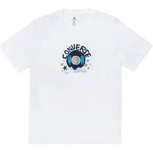 Converse T Shirts Men's White Crew Neck