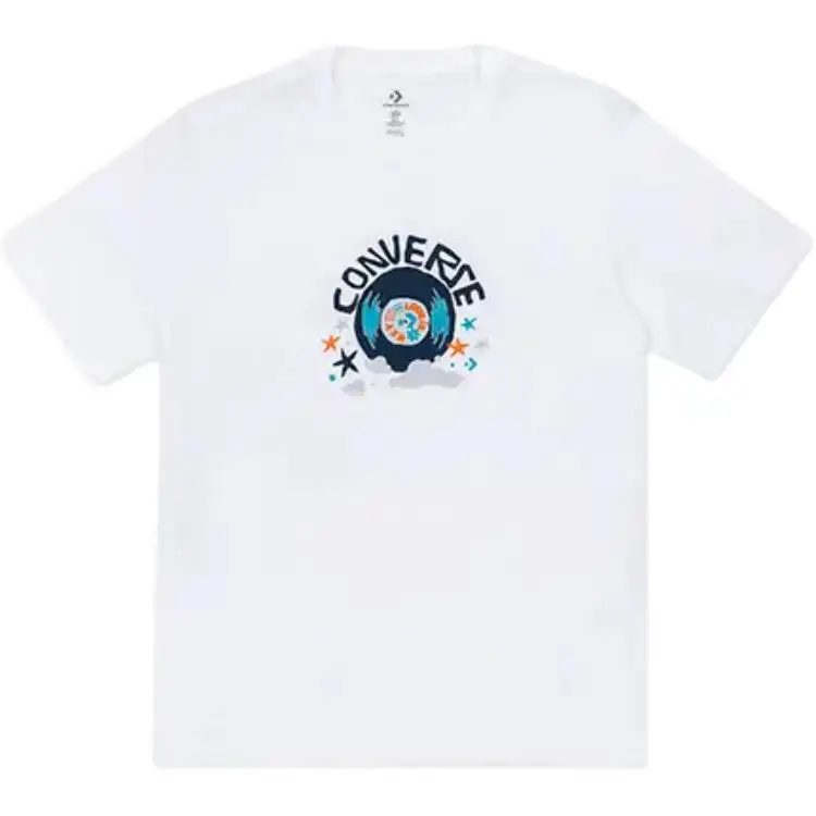Converse T Shirts Men's White Crew Neck