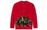 Timberland Sweatshirts Men's Red Crew Neck Moderate Regular