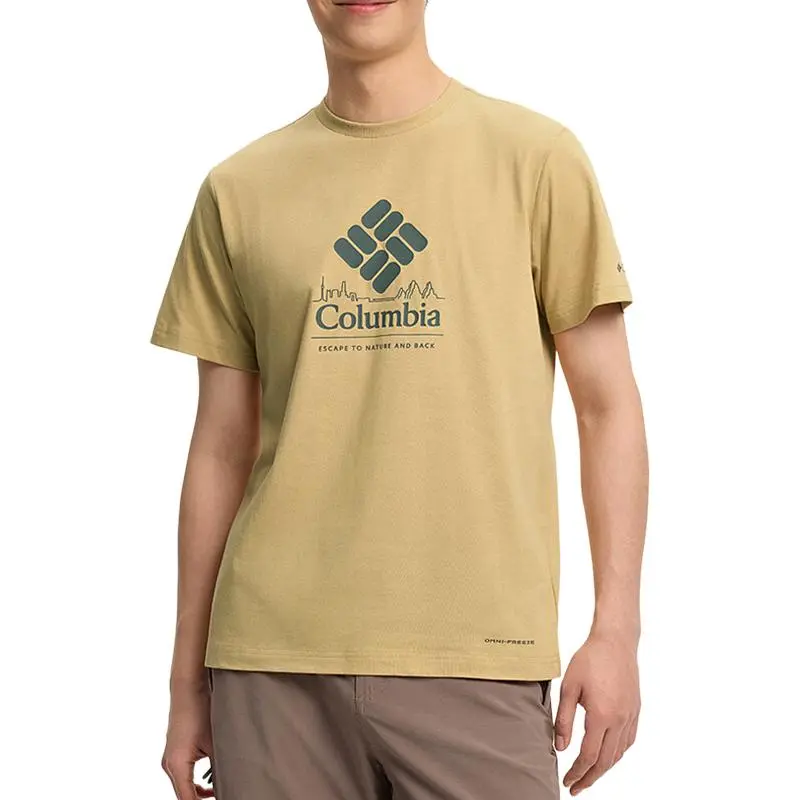 Columbia City Outdoor Collection T Shirt Men's Yellow