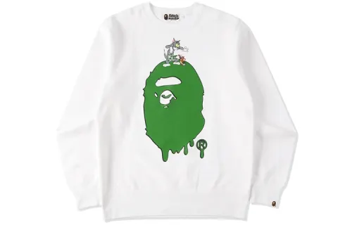 Bape X Tom And Jerry Painting Crewneck