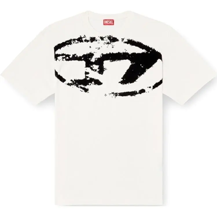 Diesel T-Boxt Logo Printed Crewneck T-Shirt
