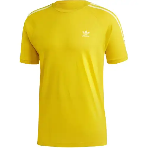 Adidas Originals 3 Stripes T Shirt Men's Yellow