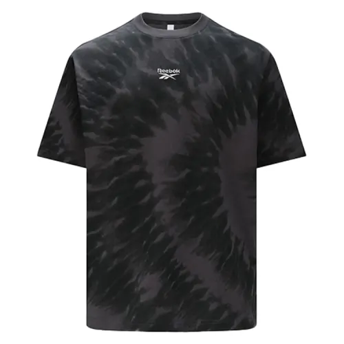 Reebok Drop Shoulder Sleeve T-Shirt Unisex Black