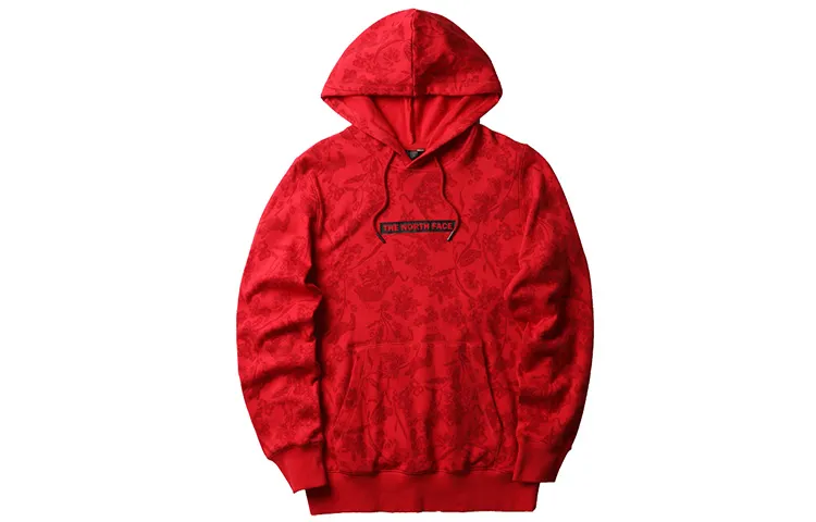 THE NORTH FACE Sweatshirts Unisex Red Hooded Moderate Regular