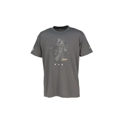 Converse T Shirts Men's Gray Crew Neck Thin
