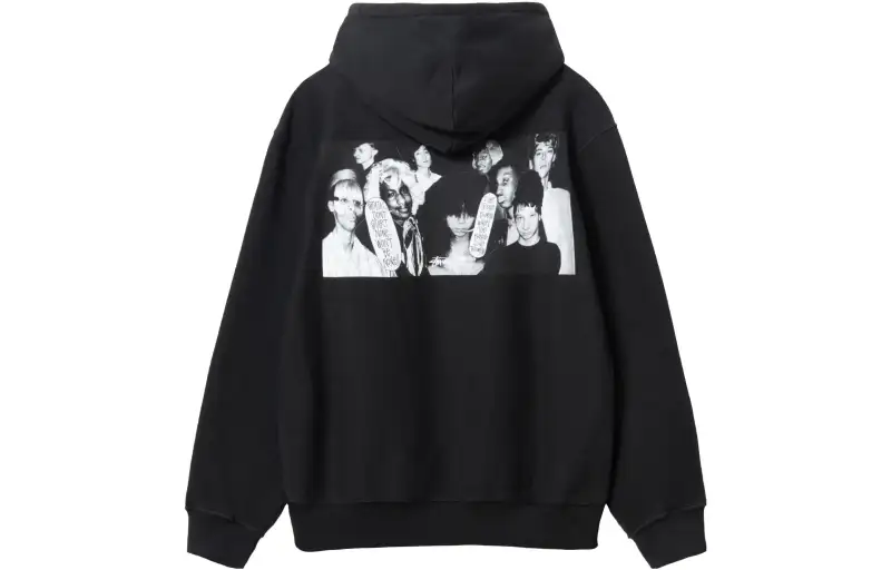 Stussy X Martine Rose Collage Pigment Dyed Hoodie