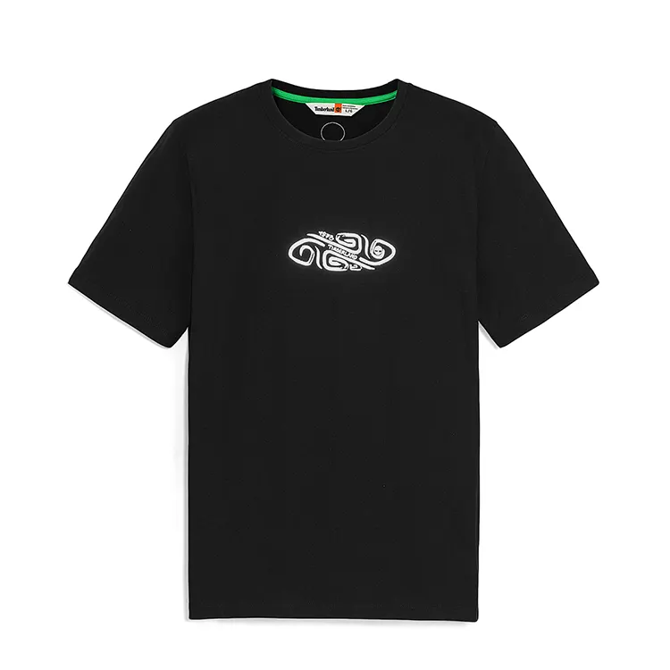 Timberland T Shirts Men's Black Crew Neck