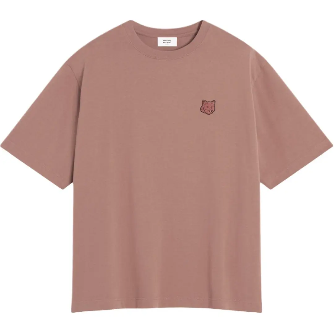 Maison Kitsuné Bold Fox Head Patch Crewneck T Shirt