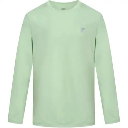 FILA T Shirts Unisex Green Crew Neck