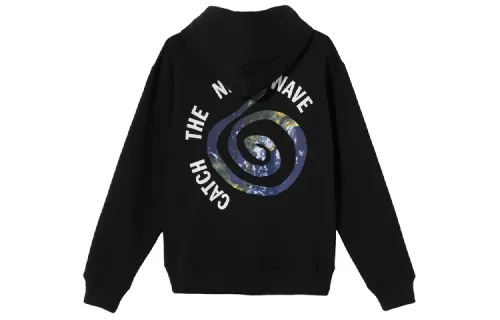 Stussy Sweatshirts Unisex Black Hooded Moderate Regular