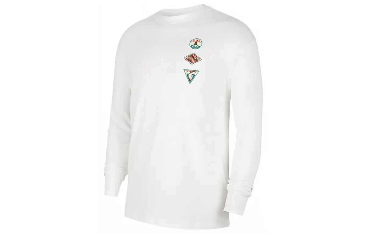 Jordan Sweatshirts Men's White Crew Neck Moderate Regular
