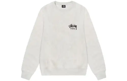 Stussy Sweatshirts Unisex Gray Crew Neck Moderate Regular