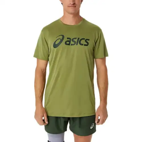 Asics CORE ASICS TOP T Shirt Men's Cactus Green