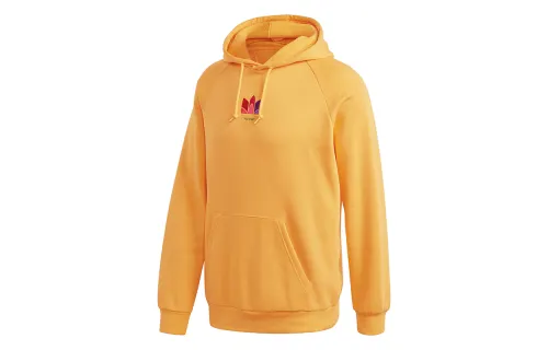 Adidas Originals Trefoil Sweatshirts Men's Gold Hooded Moderate Regular
