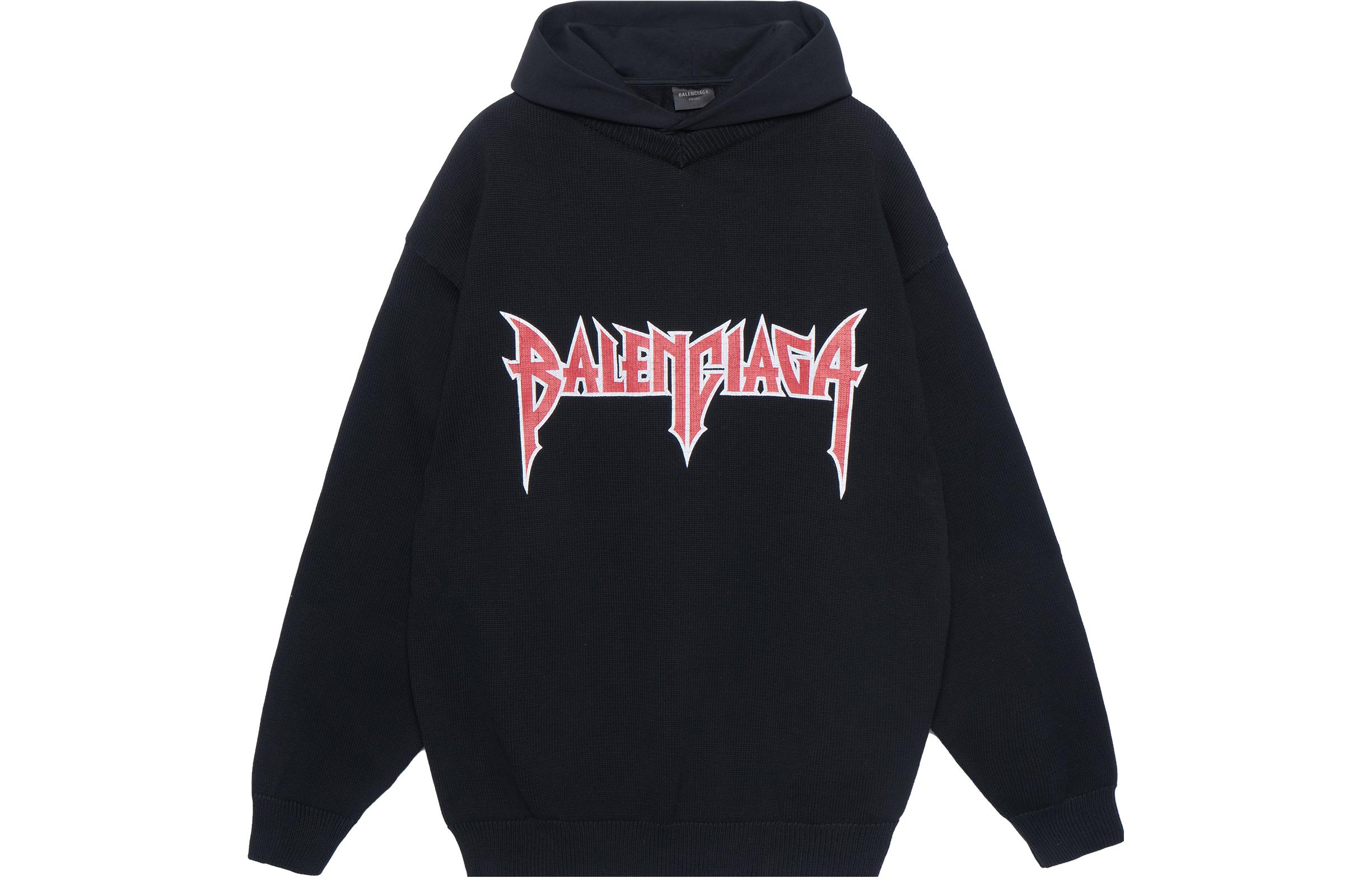 Мужское худи Balenciaga (черное)