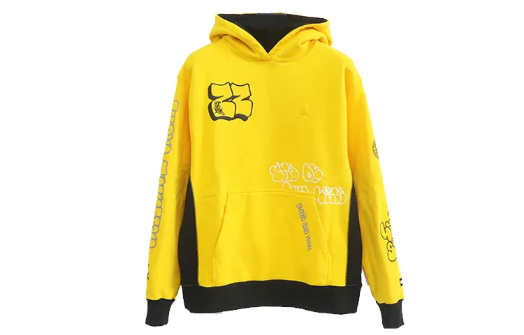 Jordan x QUANMINGXINGZHIJIAGEYISHUJIA Air Jordan X Sweatshirt Men's Yellow