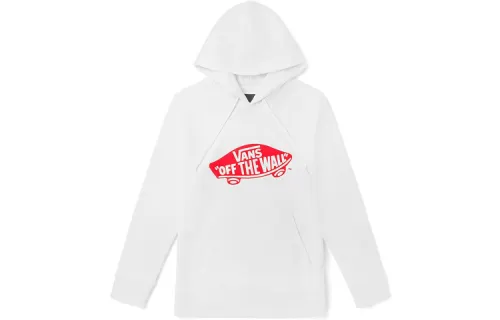 Vans Sweatshirts Unisex White Hooded Moderate Regular
