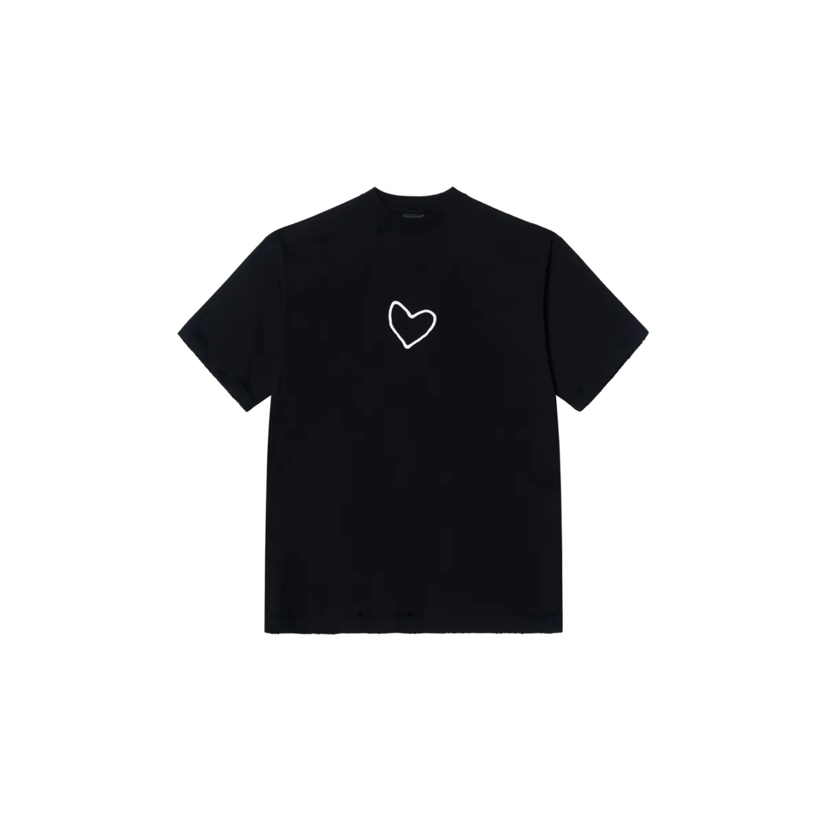Balenciaga T Shirt Loose Fit Men's Black