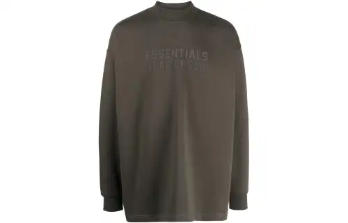 Fear Of God Essentials Crew-neck Logo-print Sweatshirt