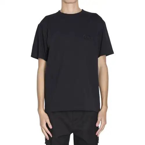 DIOR T Shirts Men's Black Crew Neck
