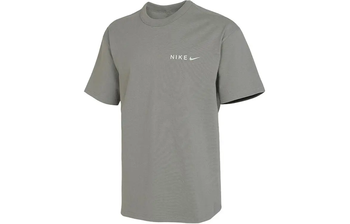 Nike ESSENTIALS T Shirt Men's Gray Green