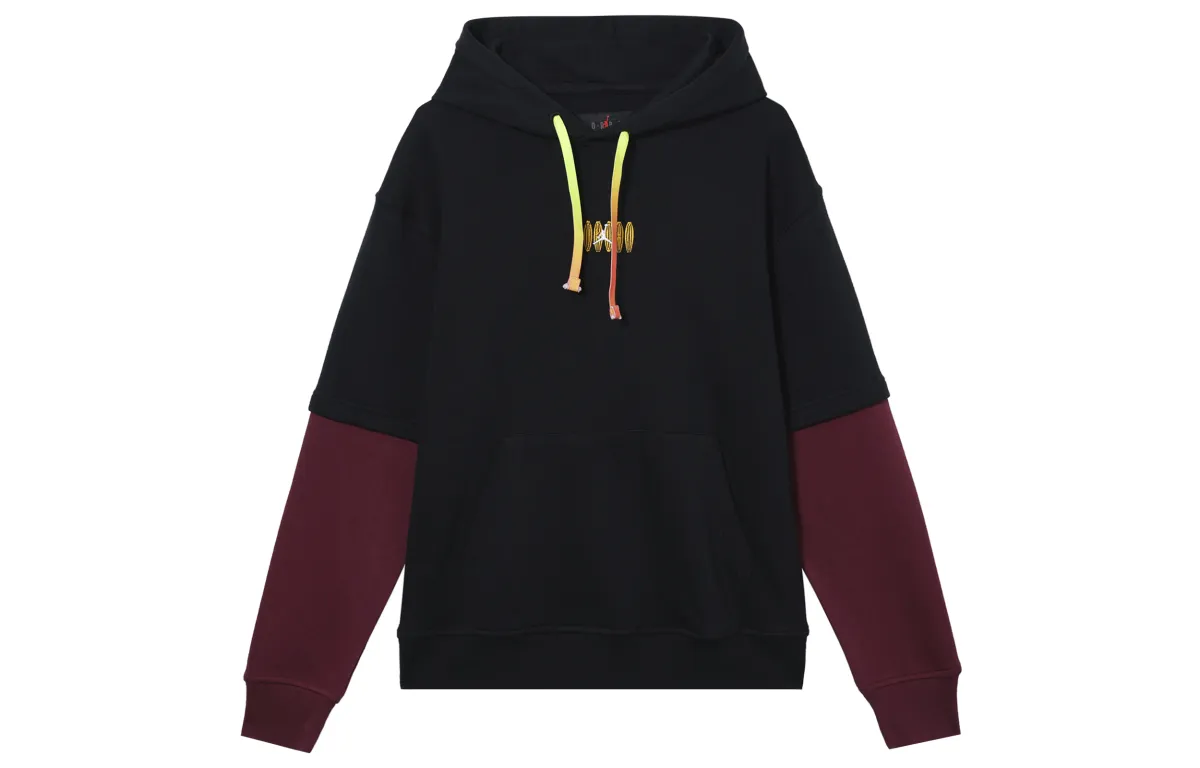Nike Sweatshirts Men's Black Hooded Thickened Regular