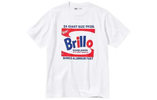 UNIQLO T Shirts Unisex 00 White Crew Neck Moderate Straight Fit
