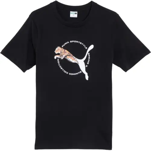 PUMA T Shirts Men's Crew Neck Moderate