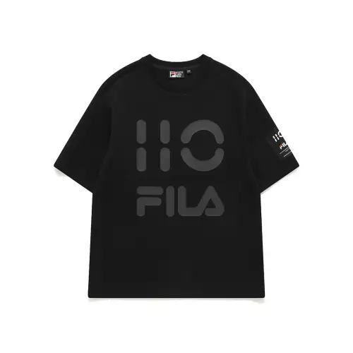 FILA T Shirt Unisex Standard Black
