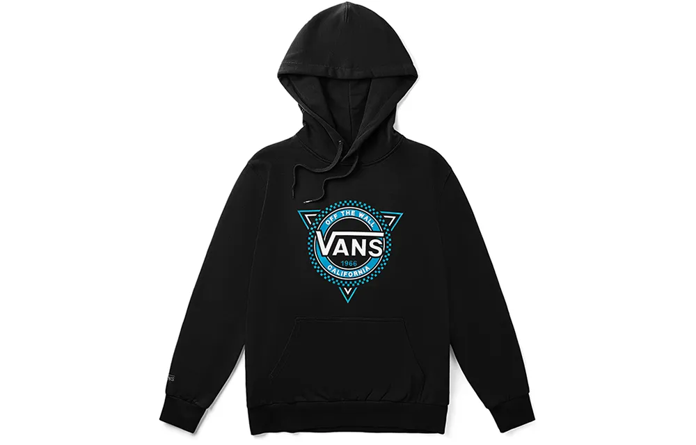Vans Sweatshirts Unisex Black Hooded Moderate Regular